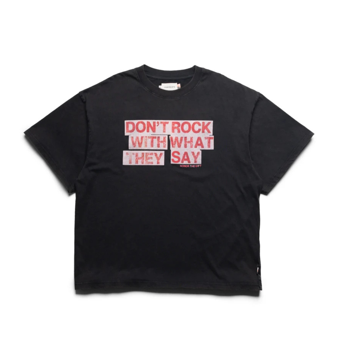 Honor The Gift What They Say Tee - Black