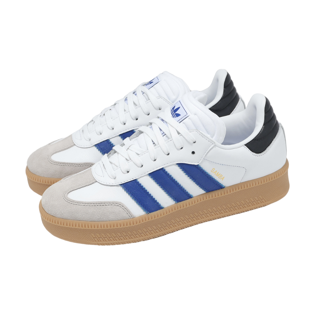 Men's Adidas Samba XLG - Cloud White/Royal Blue/Panton