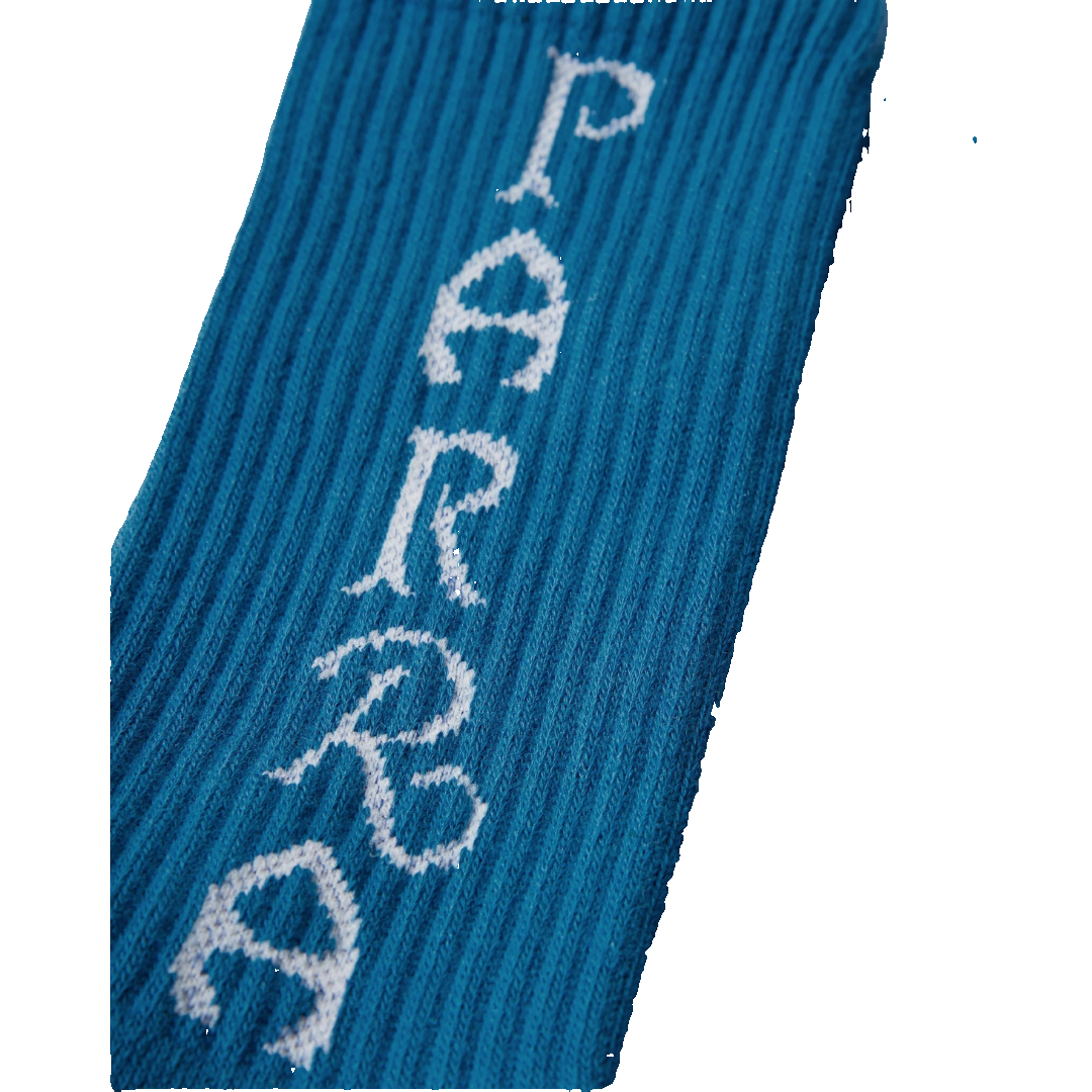 Parra Wordle Logo Crew Sock - Blue