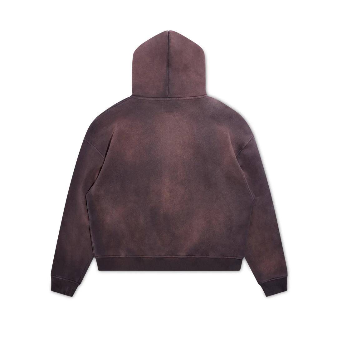 Diet Starts Monday "Hell Bent" Full Zip Sweatshirt - "Vintage Brown"