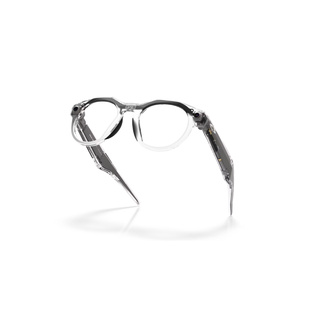 Oakley x META HSTN Grey Lens Transition Sunglasses w/ Camera - Clear