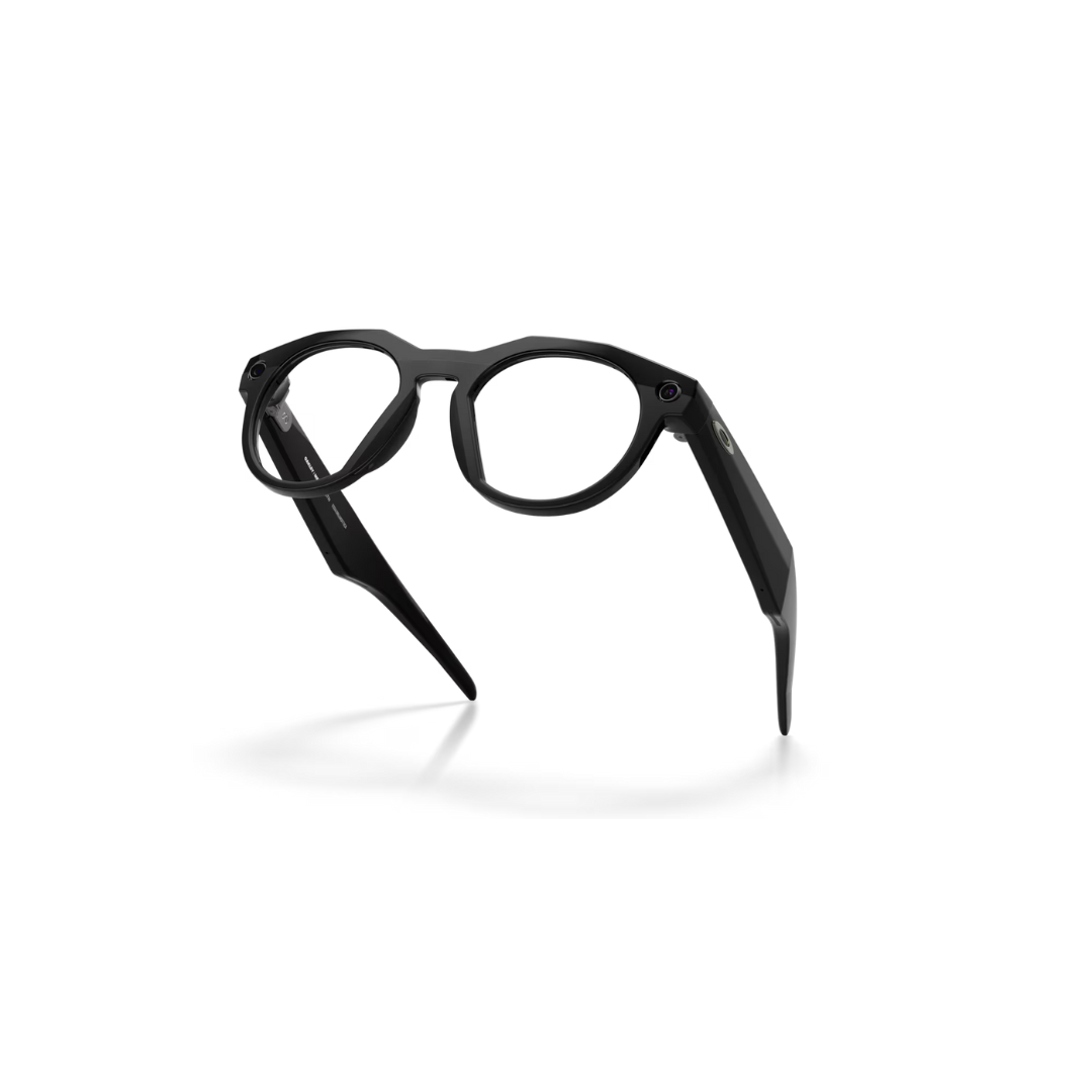 Oakley x META HSTN Clear Lens Sunglasses w/ Camera - Black