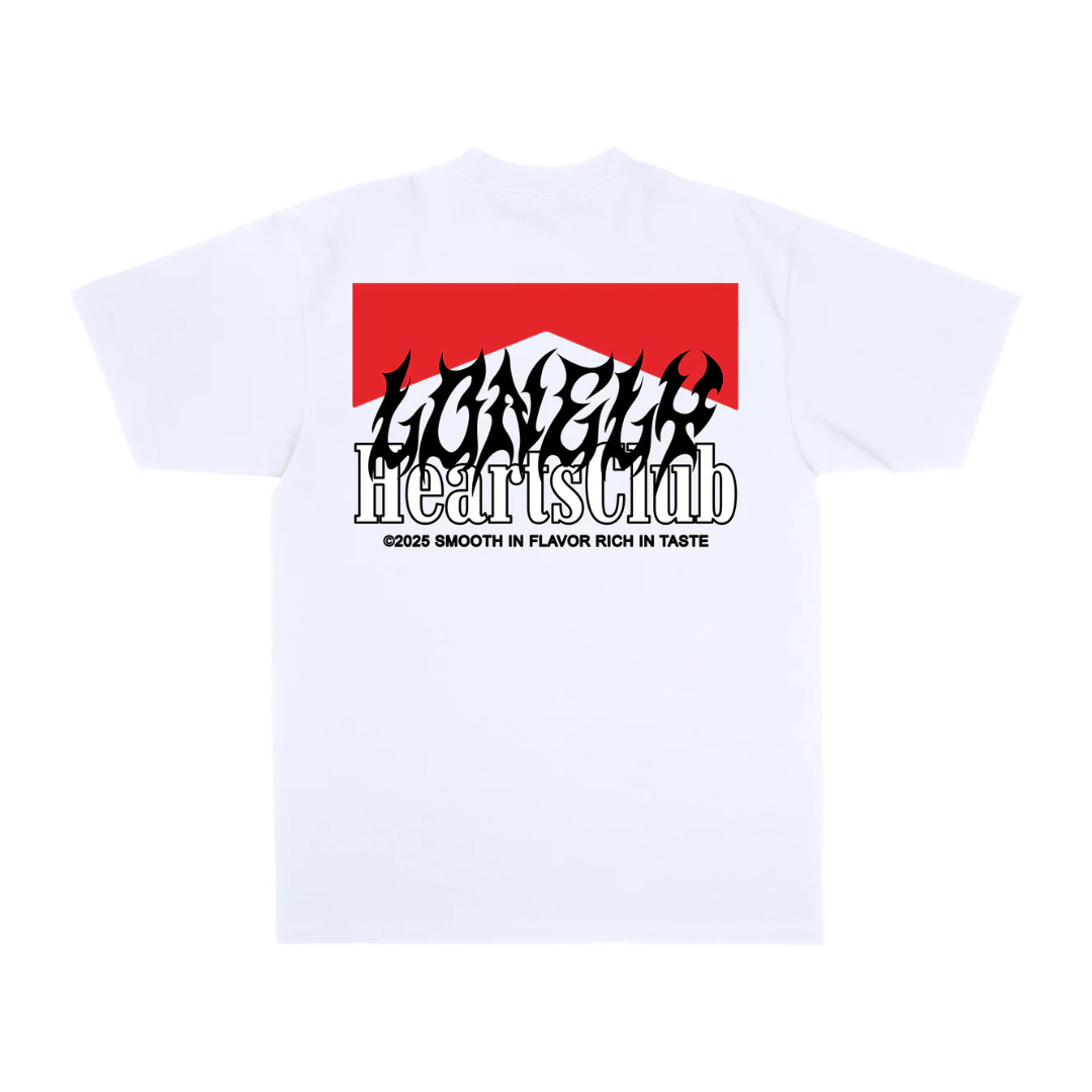 Lonely Hearts Club "Smooth In Flavor" Premium T-Shirt - White