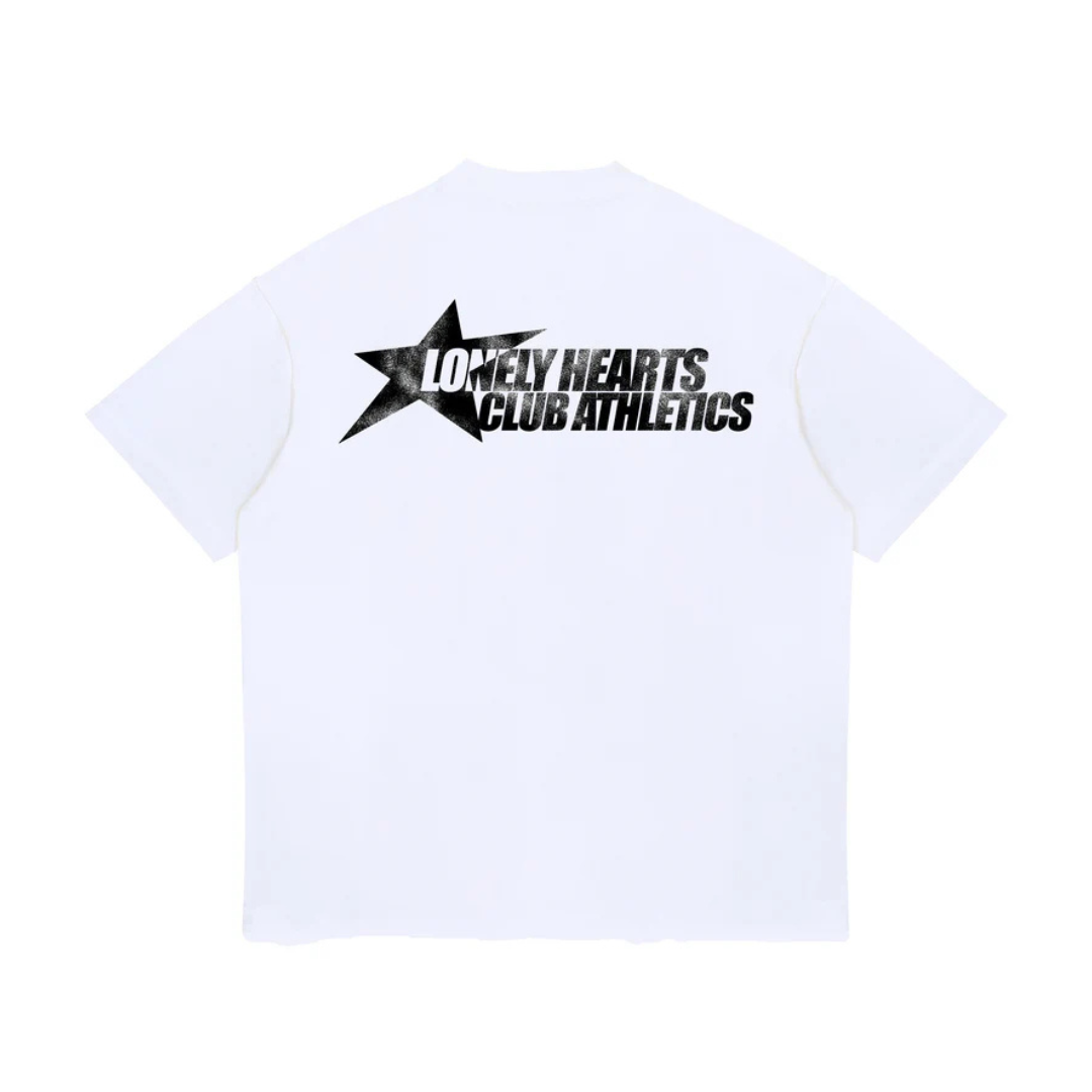 Lonely Hearts Club "What I learned All Semester" Cropped T-Shirt - White