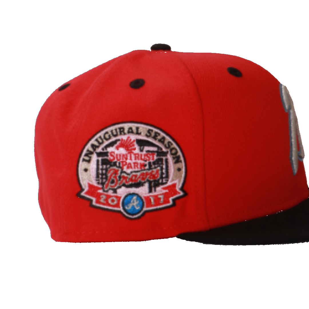 New Era 59Fifty Atlanta Braves '17 Suntrust Park Fitted - Red/Black