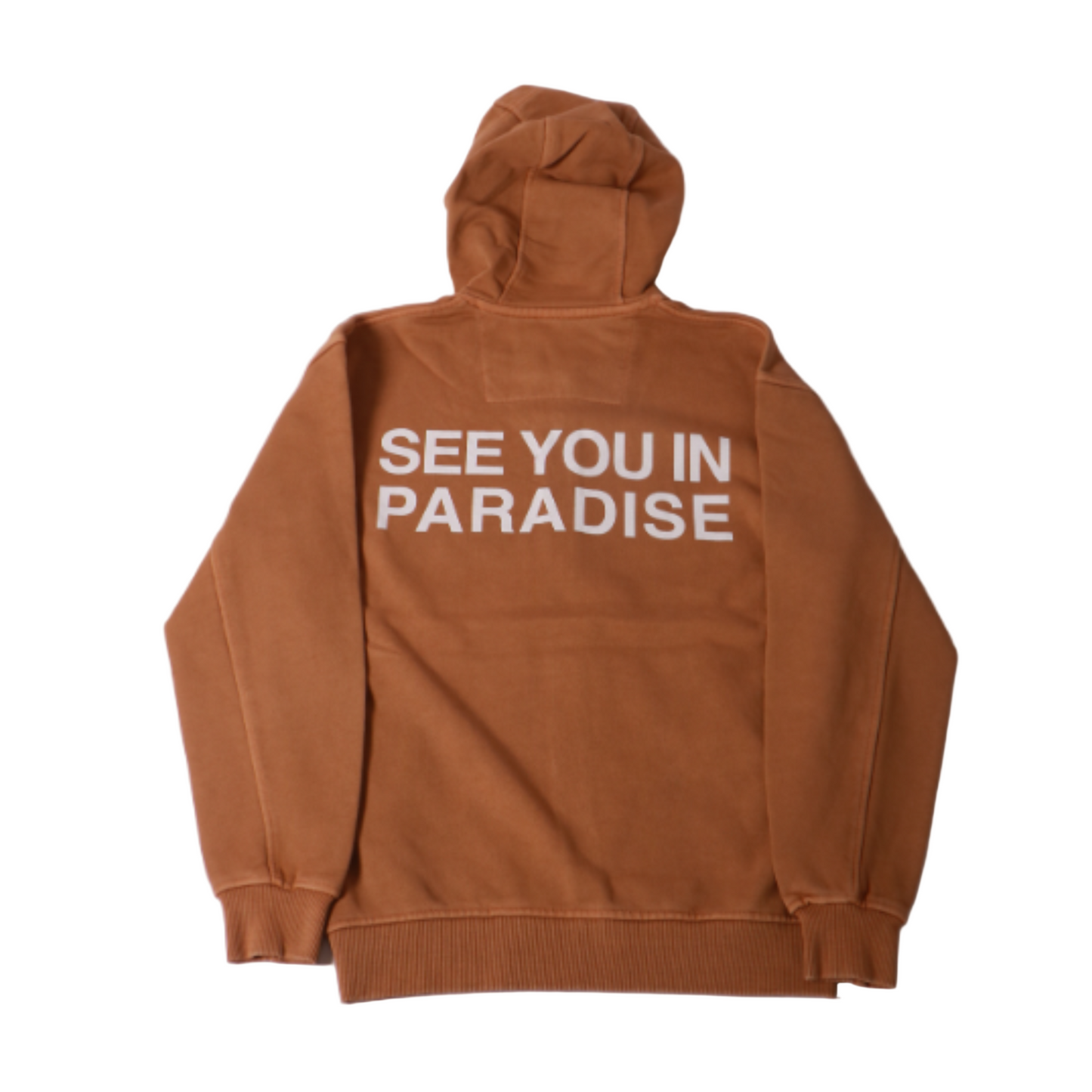 See You In Paradise French Terry Hoodie - Mocha Wash