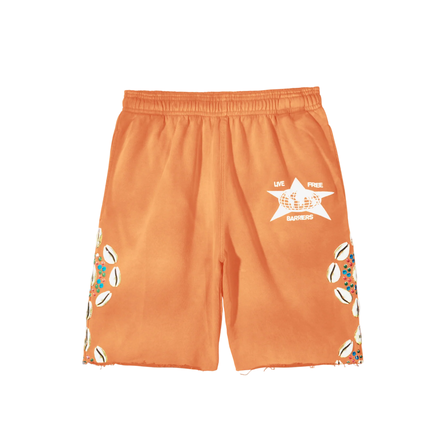 Barriers Cowrie Shell Shorts - Orange