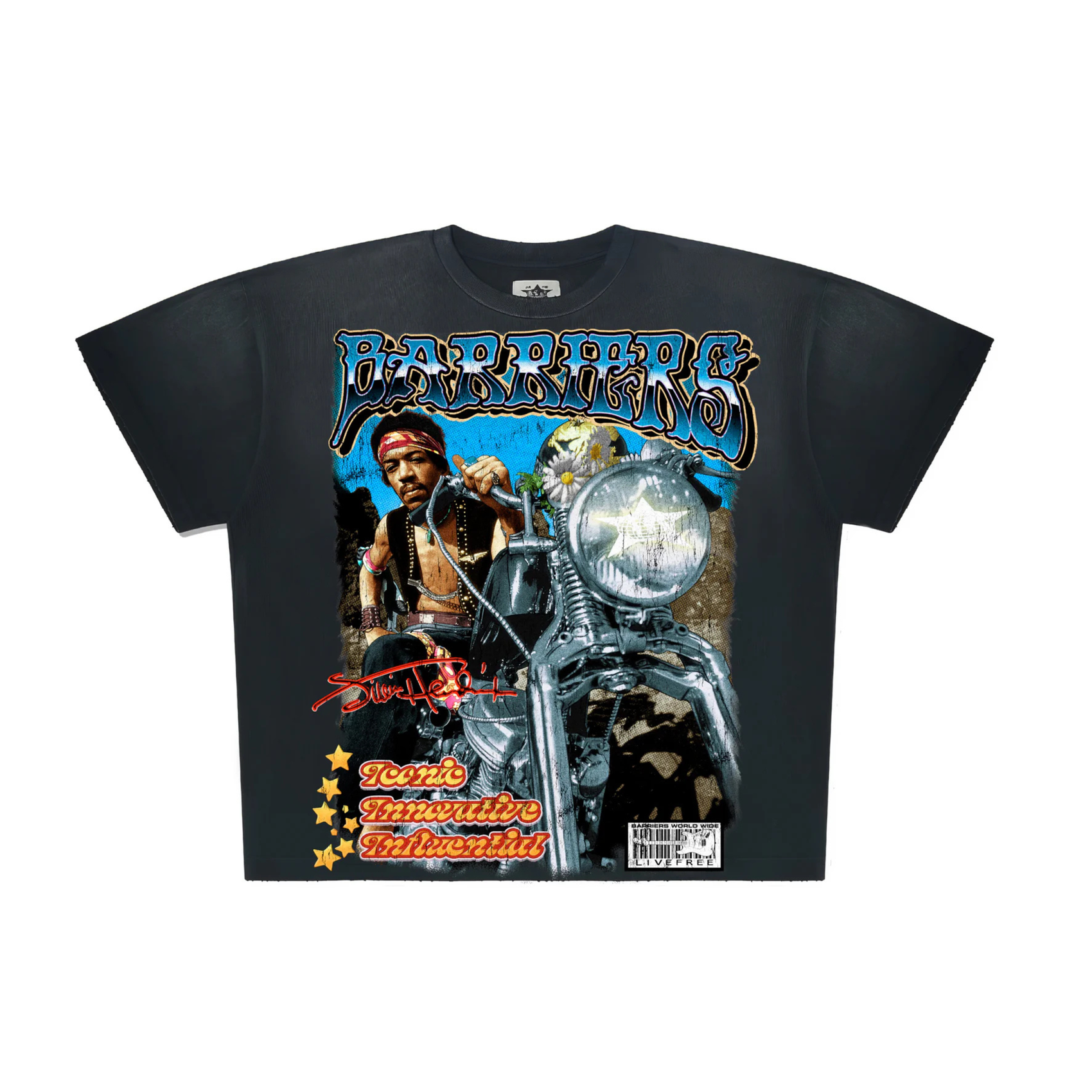 Barriers Ezy Ryder T-Shirt - Black