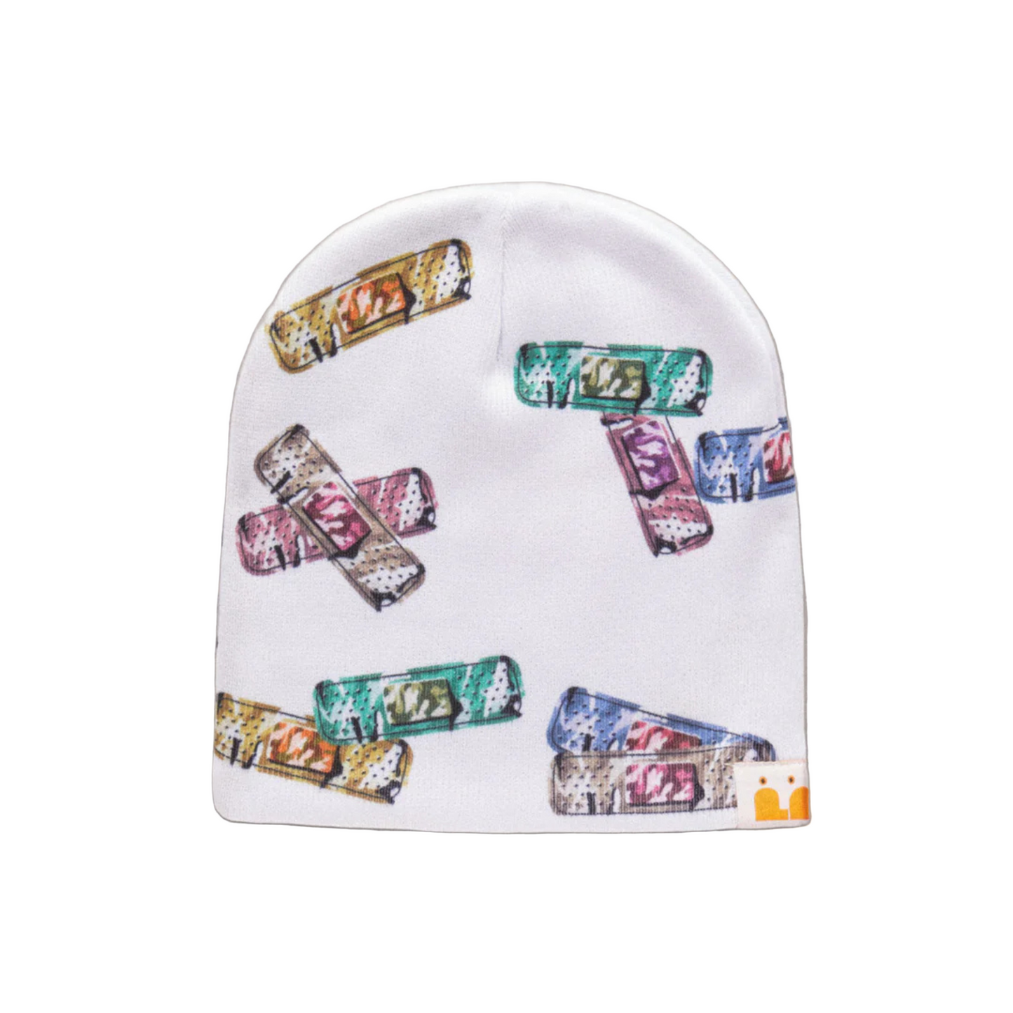 PDF Channel Band Beanie - White