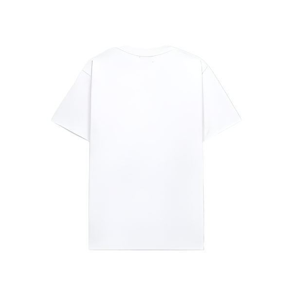 RtA Rico White Collar Logo Tee - White