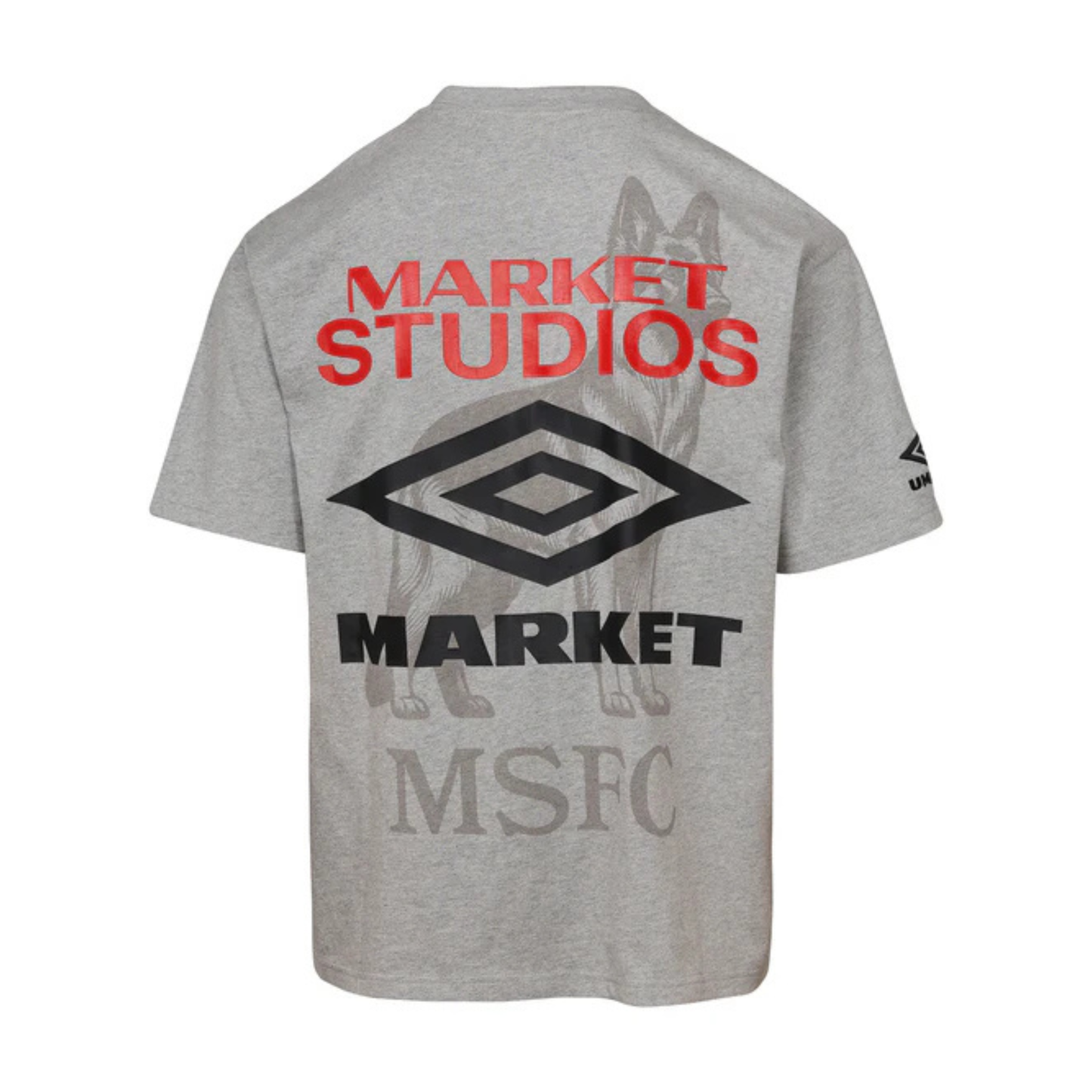 Market x Umbro Running Man Tee - Heather Grey