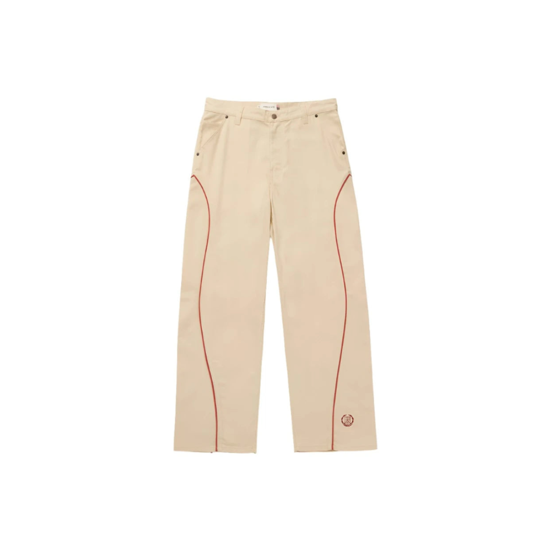 Honor The Gift Canvas Piping Pants - Bone