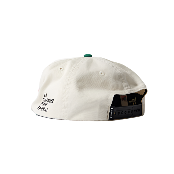 Parra La Chambre Nuit 6-Panel Hat - Off White