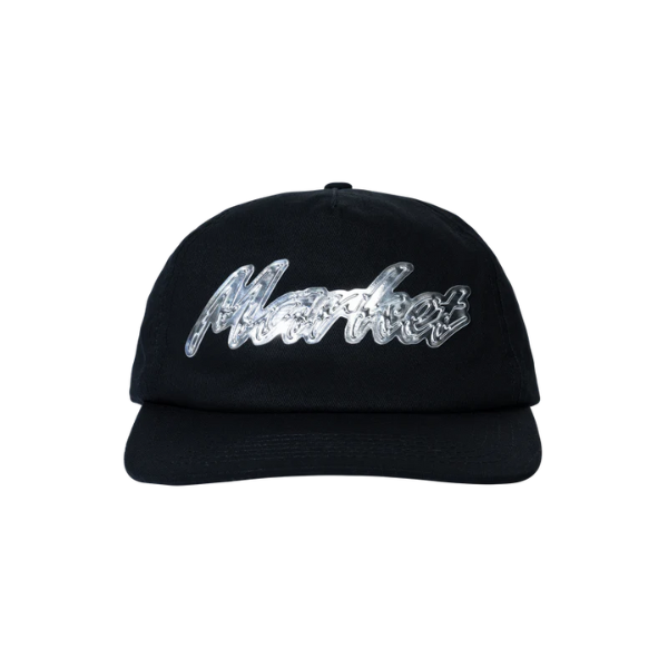 Market First Or Last 5-Panel Hat - Black