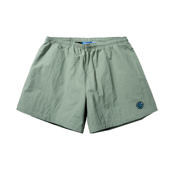 Market Smiley Atlas Tech Shorts - Basil