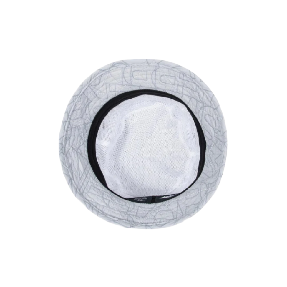 Paper Planes Logotype Crinkle Bucket Hat - Heather Grey