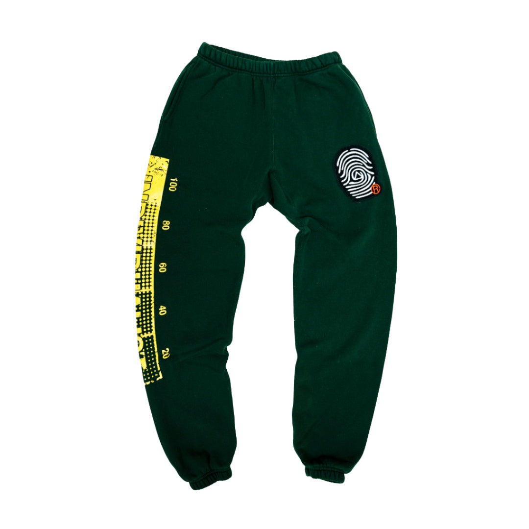 Individualist Chenille Patch Pants - Forest Green
