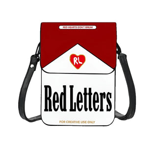Red Letters "MaRLboro" Cross Body Bag - White/Red