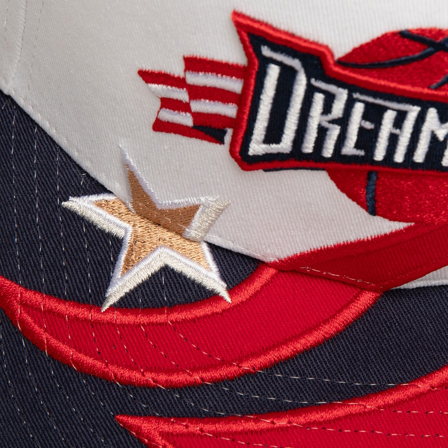 Mitchell & Ness x Just Don USA Dream Team Pro Crown Snapback - White/Red