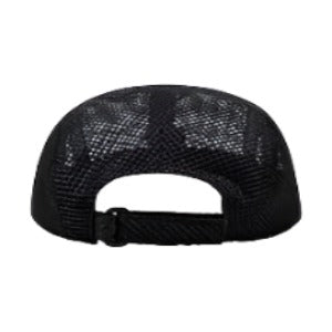 Paper Planes 4-Panel Open Mesh Curved Visor Hat - Black
