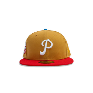 New Era 59Fifty Philadelphia Phillies Custom Fitted Hat - "Tan"