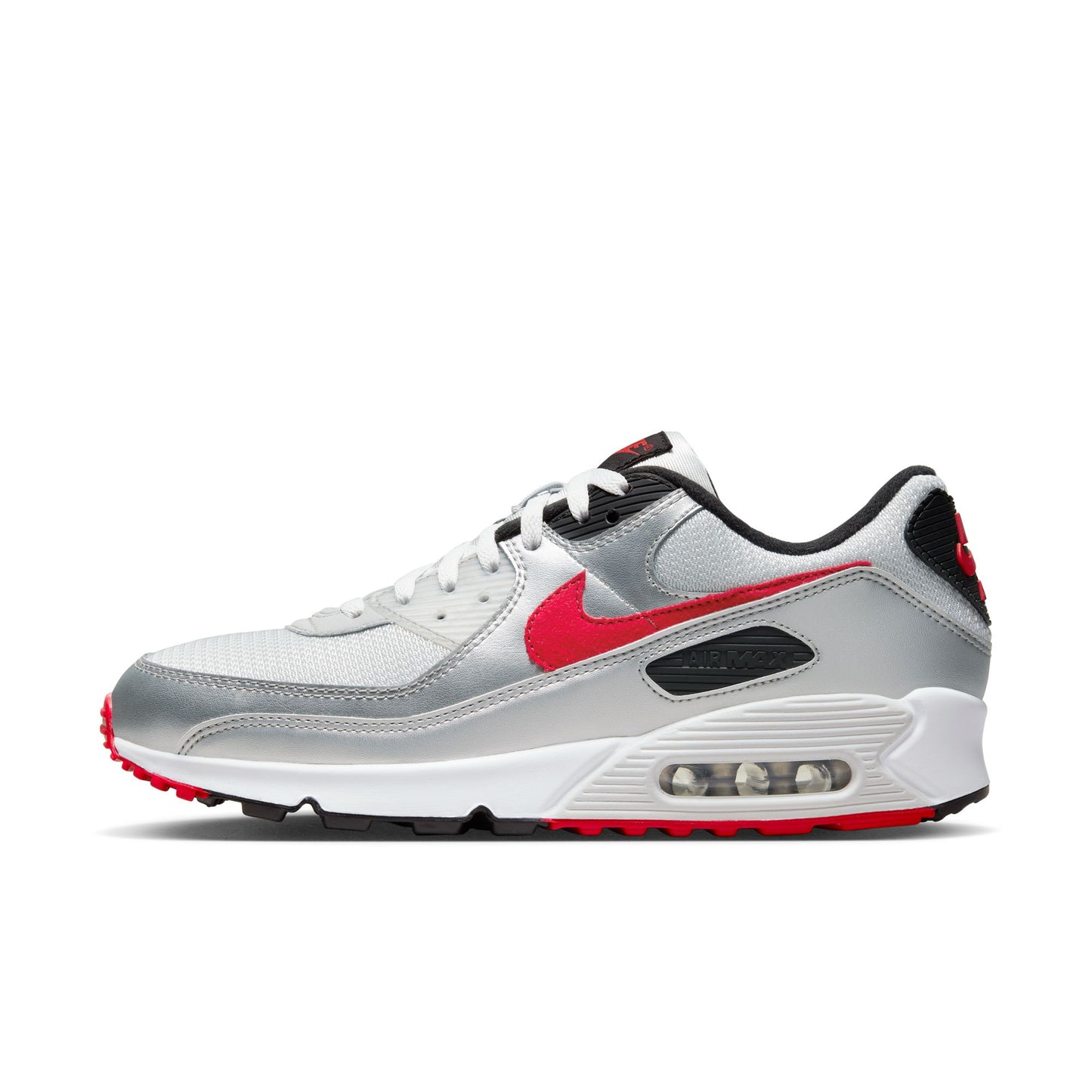 Men's Nike Air Max 90 - Photon Dust/University Red
