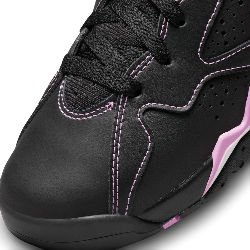 Grade School Air Jordan 7 Retro - Black/Barely Grape