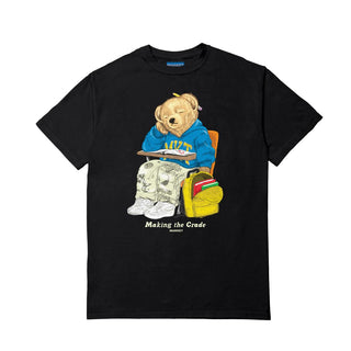 Market Making The Grade Bear T-Shirt - Washed Black