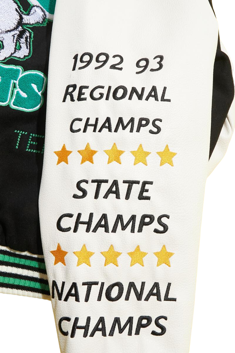 Diet Starts Monday Wildcat Varsity Jacket - Black