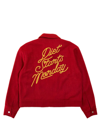 Diet Starts Monday Trouble Jacket - Red