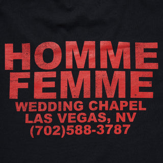 Homme Femme "Chapel" Tee - Black