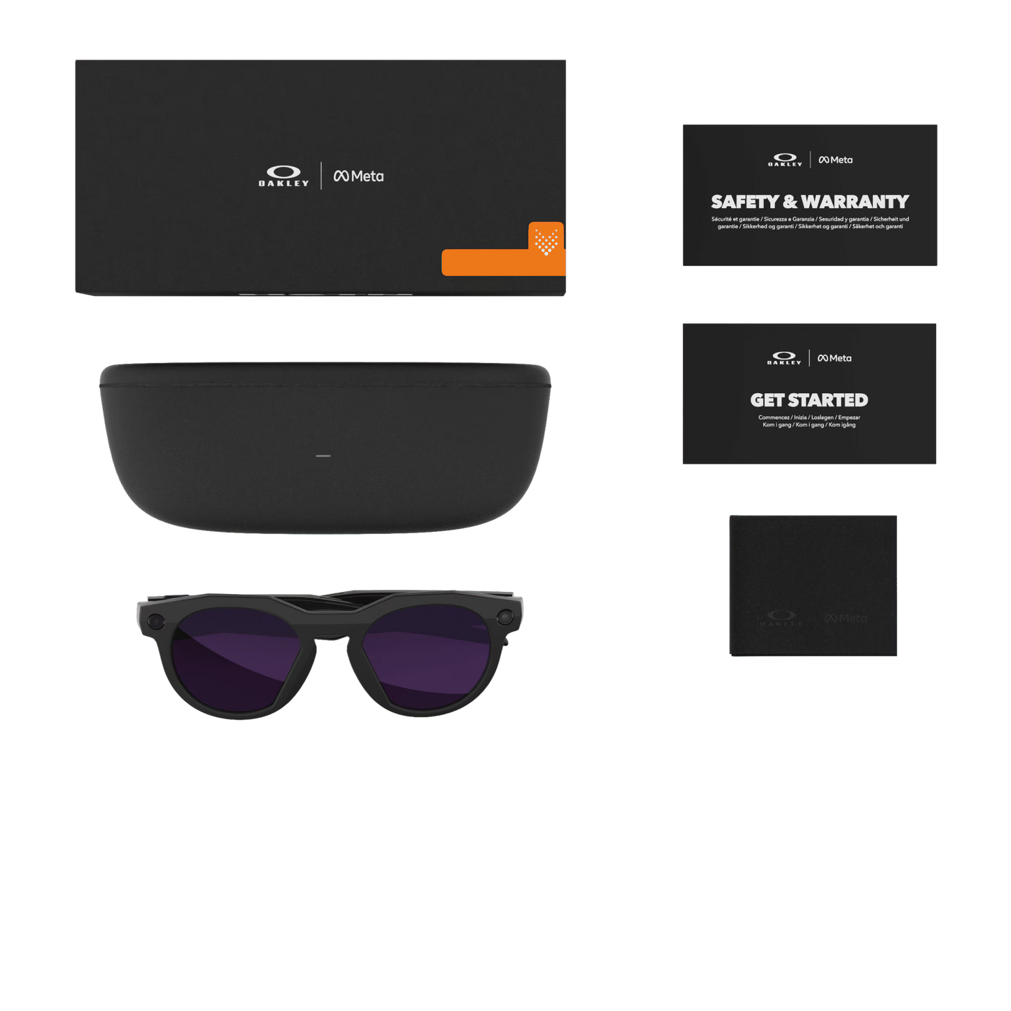 Oakley x META HSTN Amethyst Lens Transition Sunglasses w/ Camera - Black