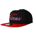 New Era Atlanta Falcons 25th Anniversary Golfer Snapback - Black/Scarlet