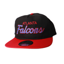 New Era Atlanta Falcons 25th Anniversary Golfer Snapback - Black/Scarlet