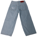 Loiter Collateral Baggy Jeans - Blue Pin Stripe