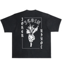 3COIN Joker Card T-Shirt - Black