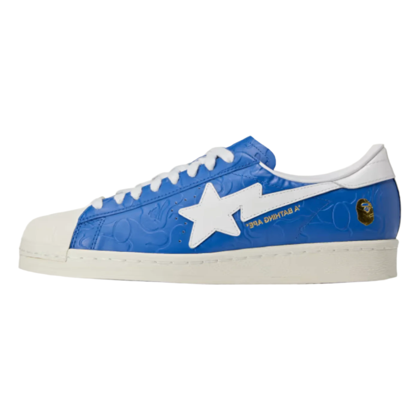 Men's adidas SSTR V Bape - "Blue"