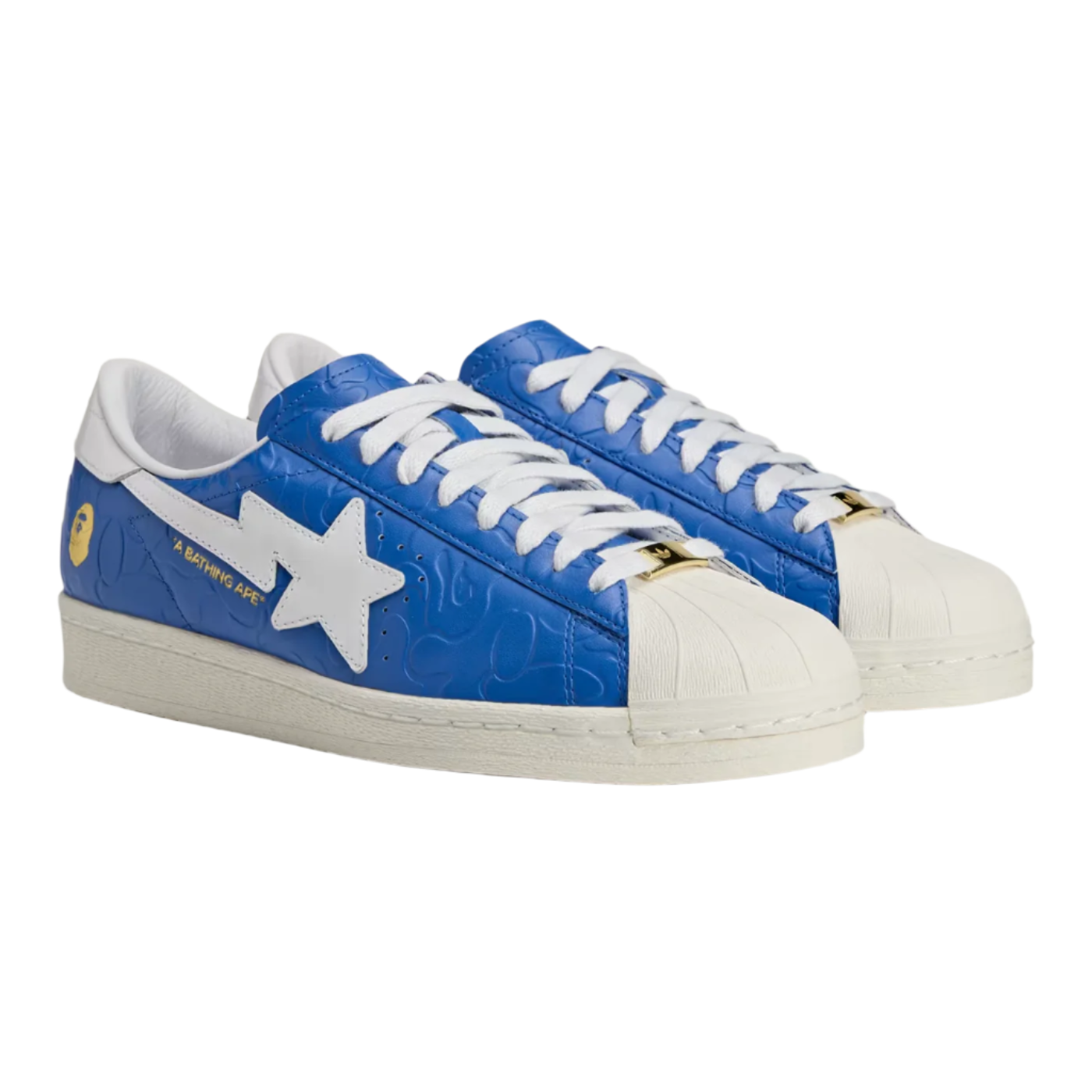 Men's adidas SSTR V Bape - "Blue"