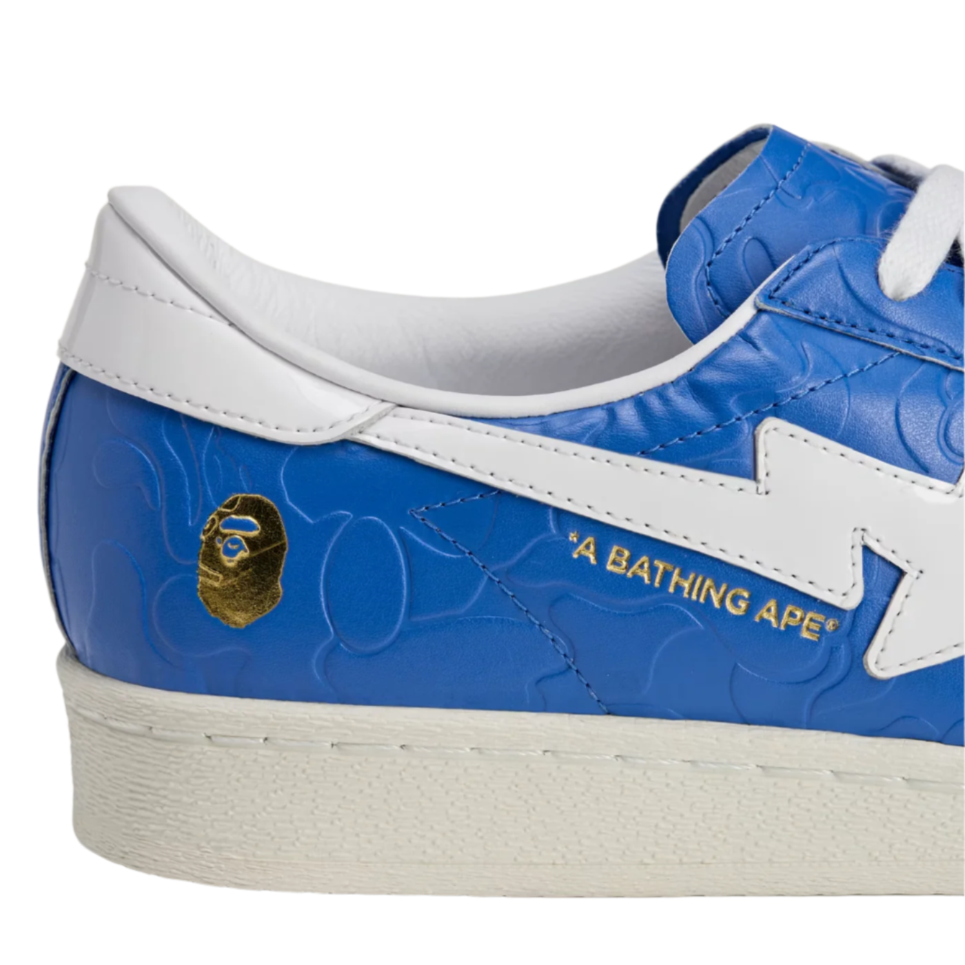 Men's adidas SSTR V Bape - "Blue"