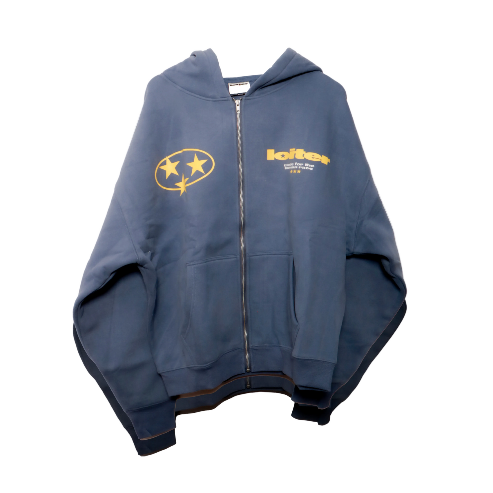 Loiter "Solar" Zip Hoodie - Blue