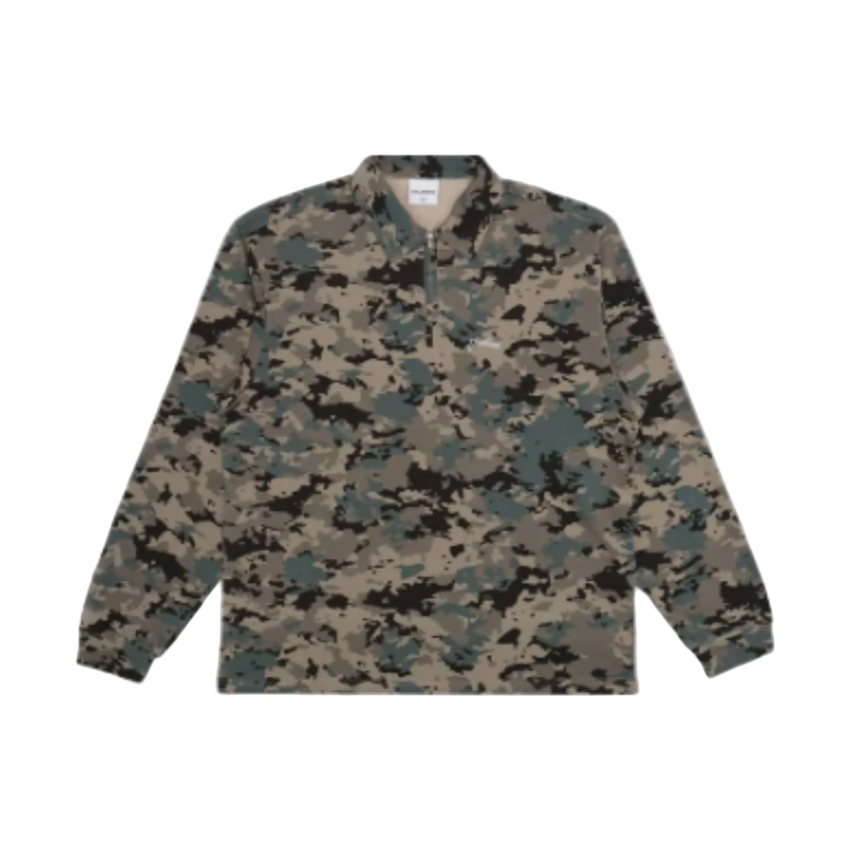 Students Gunnison Fleece Zip Polo - Camo