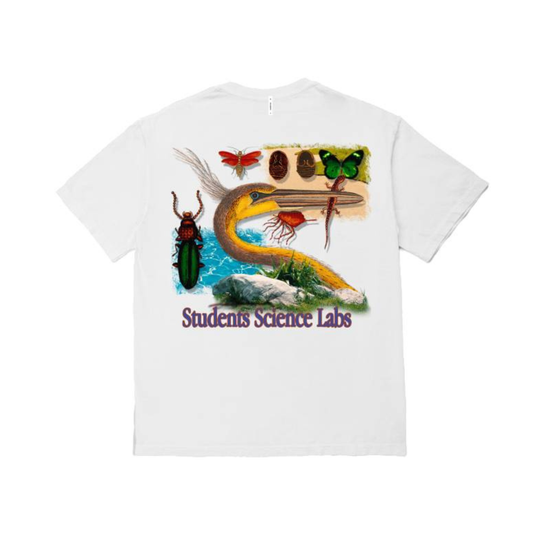 Students Science Labs S/S T-Shirt - White