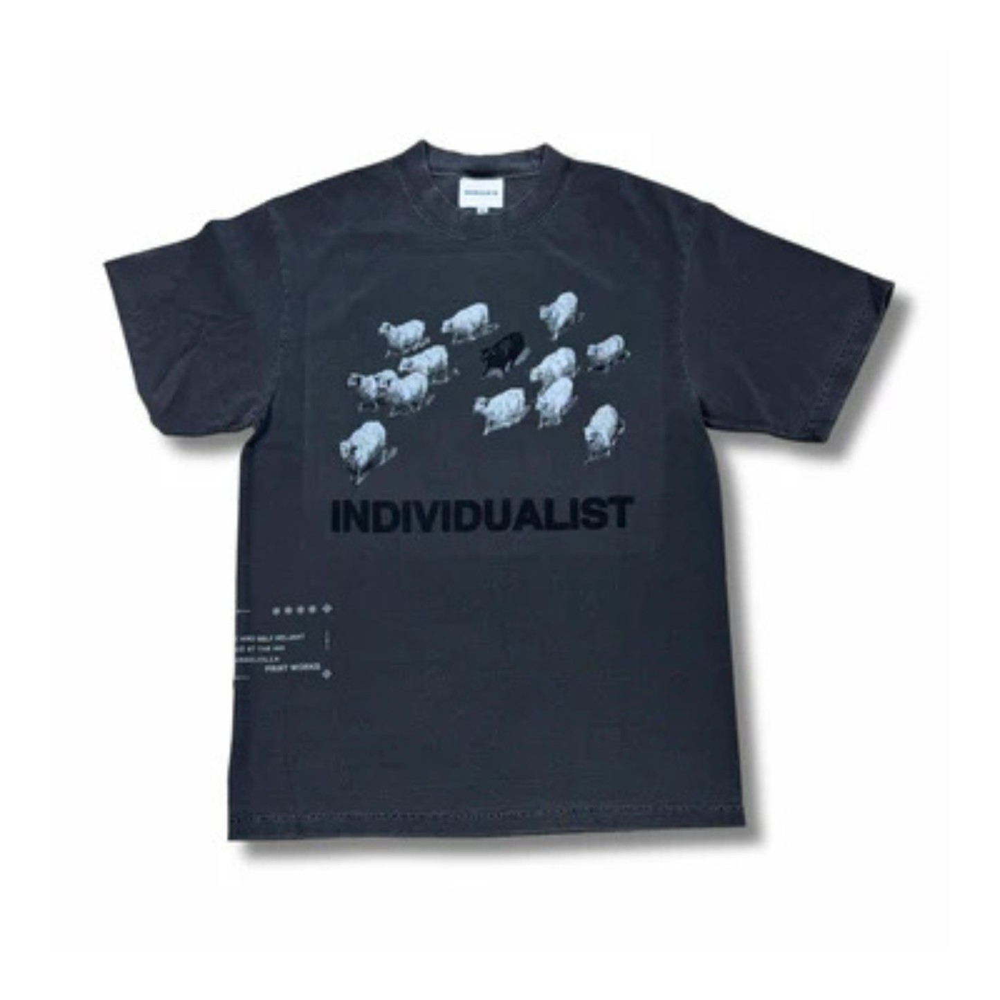 Individualist "Black Sheep" S/S Tee - Charcoal