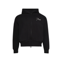 Rhude Classique Zip Up Hoodie - "Vintage Black"