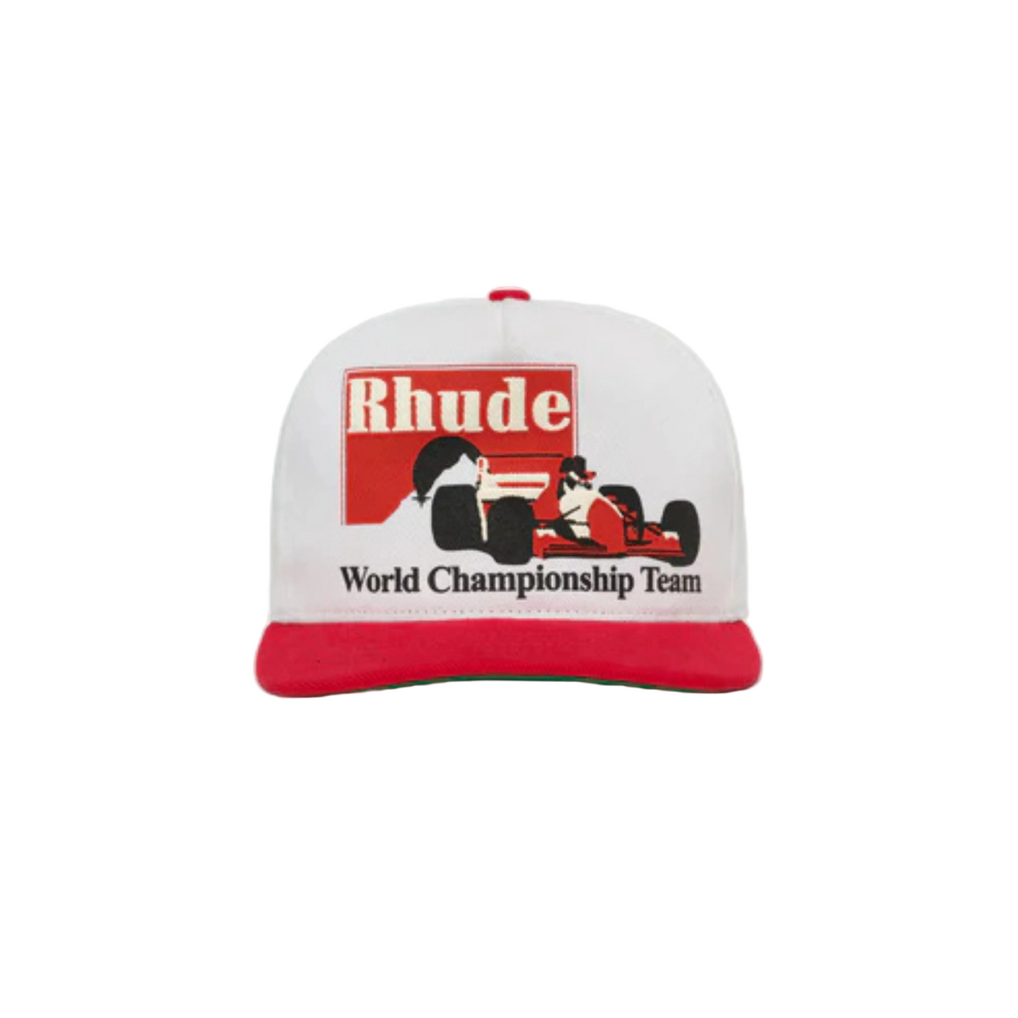 Rhude "Trophy" Racing Hat - "White"