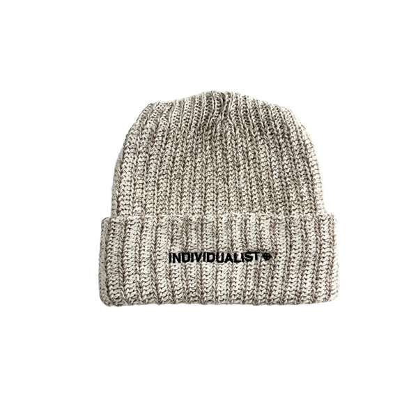 Individualist Logo Beanie - "Beige"