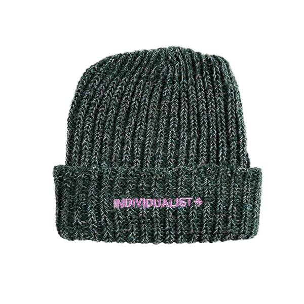 Individualist Logo Beanie - "Pine Green"