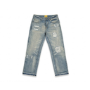 Diet Starts Monday Distressed Stencil Denim - "Washed Indigo"