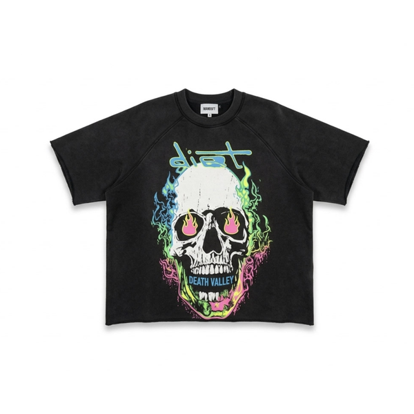 Diet Starts Monday "Skull" Half Sleeve - "Vintage Black"