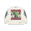 Memory Lane "Iguana" Long-Sleeve Tee - "Off White"